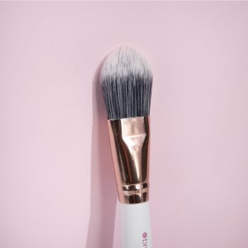 Brushworks Foundation Brush pensula plata pentru machiaj - imagine 3
